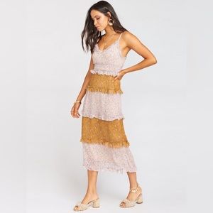 Show Me Your Mumu Emira Maxi Dress Itsy Ditsy Floral - Medium